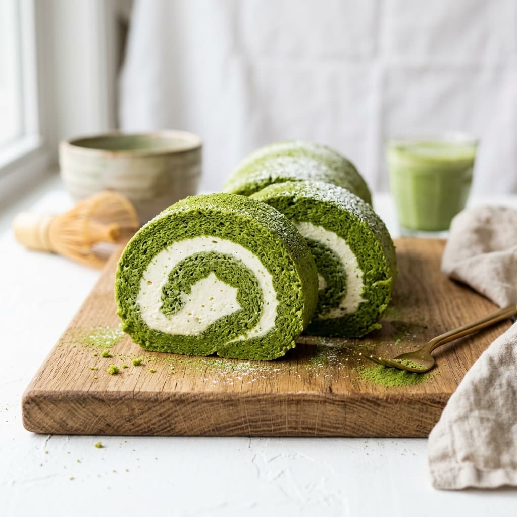 Bánh cuộn matcha theo yêu cầu